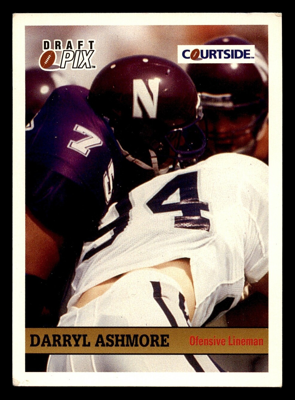 1992 Courtside Draft Pix #83 Darryl Ashmore Card